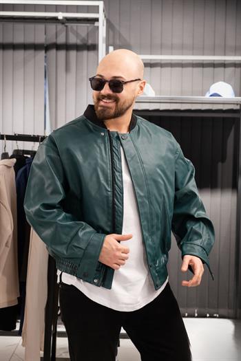 Oversize Deri Ceket (İCY01)