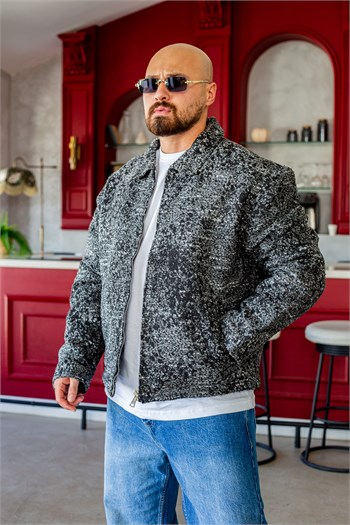 Oversize İçi Dolgulu Rahat Kesim Ceket (MEVS76)