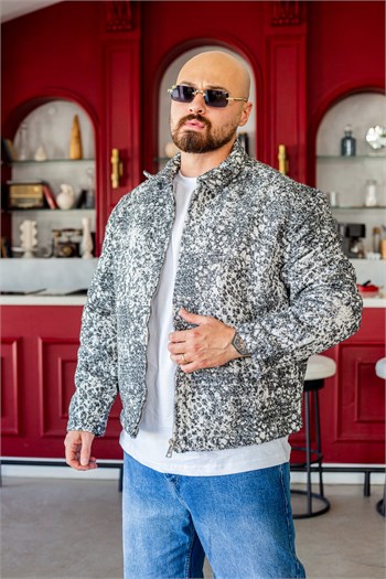 Oversize İçi Dolgulu Rahat Kesim Ceket (MEVG76)