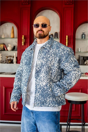 Oversize İçi Dolgulu Rahat Kesim Ceket (MEVM76)