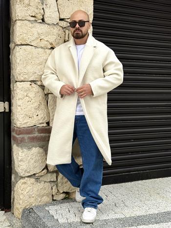 Oversize İthal Kaşe Kumaş Kaban (MTKR48)