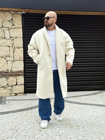 Oversize İthal Kaşe Kumaş Kaban (MTKR48)