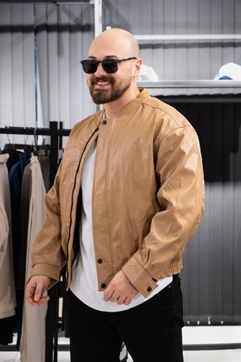 Oversize Deri Ceket (İCAK01)