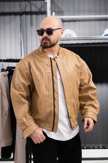 Oversize Deri Ceket (İCAK01)