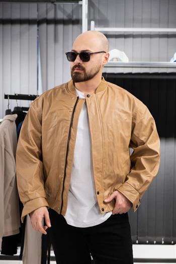 Oversize Deri Ceket (İCAK01)