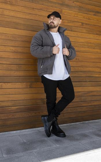 Oversize Peluş Mont (MTG06)