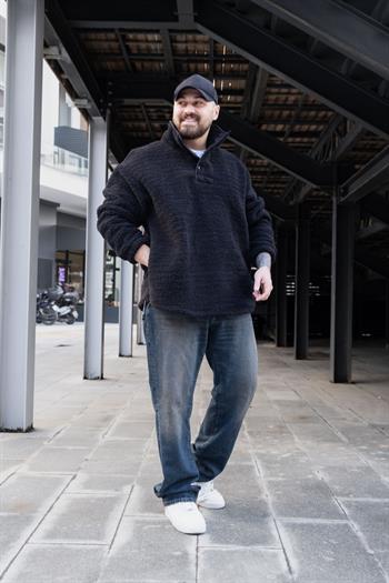 Oversize Peluş Sweatshirt (SVTS38)