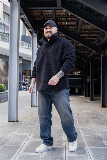 Oversize Peluş Sweatshirt (SVTS38)