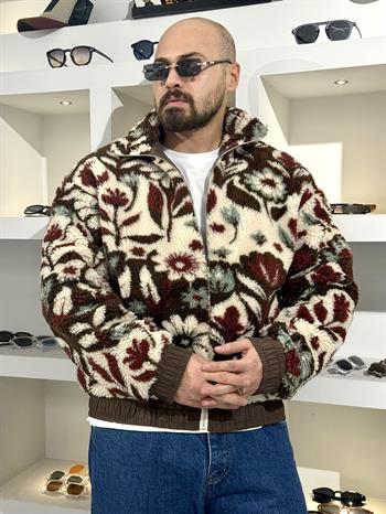 Oversize Retro Peluş Mont (MT51)