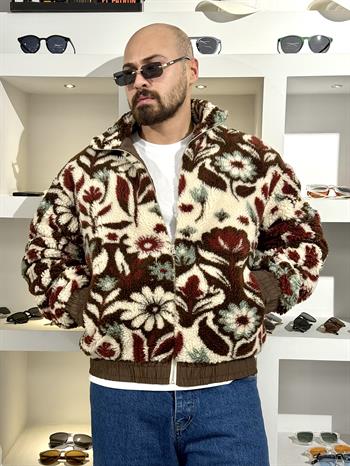 Oversize Retro Peluş Mont (MT51)