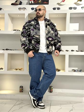 Oversize Retro Peluş Mont (MT52)