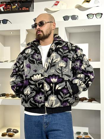 Oversize Retro Peluş Mont (MT52)