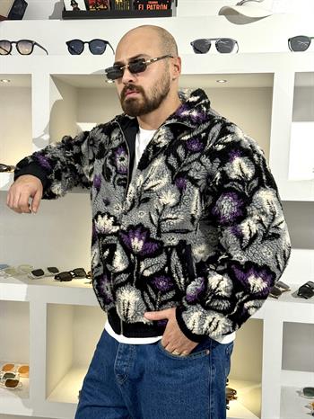 Oversize Retro Peluş Mont (MT52)