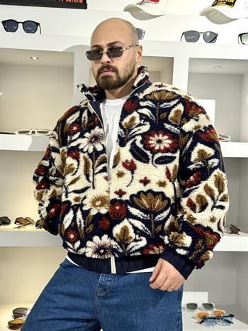 Oversize Retro Peluş Mont (MT53)