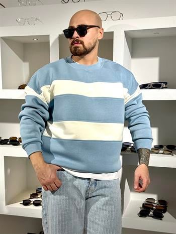 Oversize Şardonlu Kampanyalı Sweatshirt (SVTMA80)