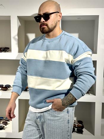 Oversize Şardonlu Kampanyalı Sweatshirt (SVTMA80)