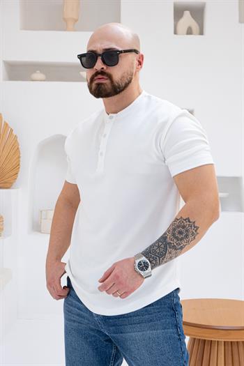 Oysho Kumaş Düğmeli T-shirt (TSB56)