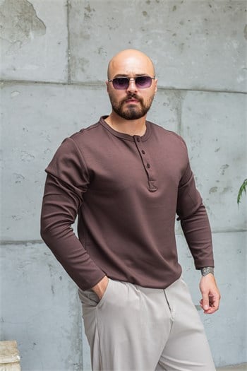 Oysho Kumaş Düğmeli Uzun Kol Sweat (SVTKA96)