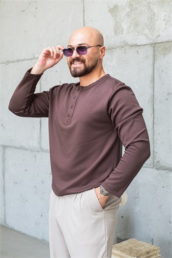 Oysho Kumaş Düğmeli Uzun Kol Sweat (SVTKA96)