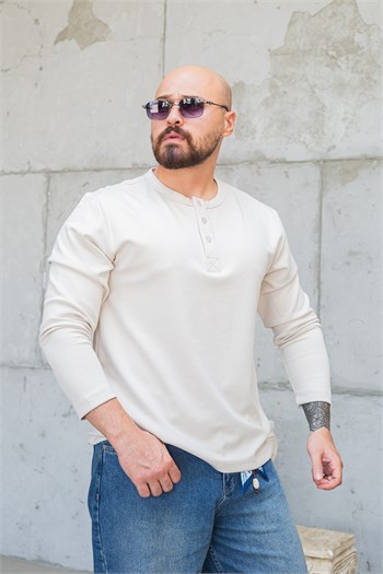 Oysho Kumaş Düğmeli Uzun Kol Sweat (SVTK96)