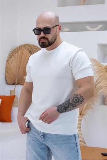 Oysho Kumaş Slim Fit  T-shirt (TSB63)
