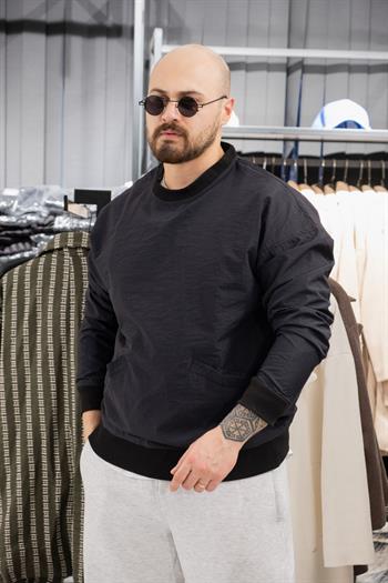 Paraşüt Kumaş Oversize Sweatshirt (K-SWTS16)