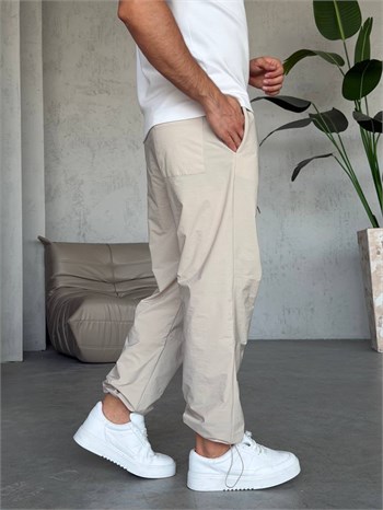 Paraşüt Kumaş Paçası Ayarlanabilir Lastikli Jogger (KOK67)