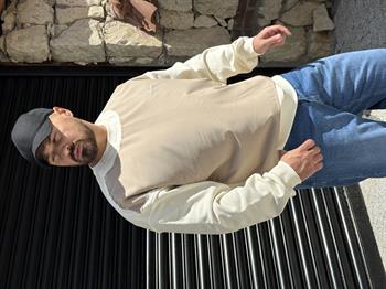 Parça Detaylı Üç İplik Sweatshirt (SVTKR51)