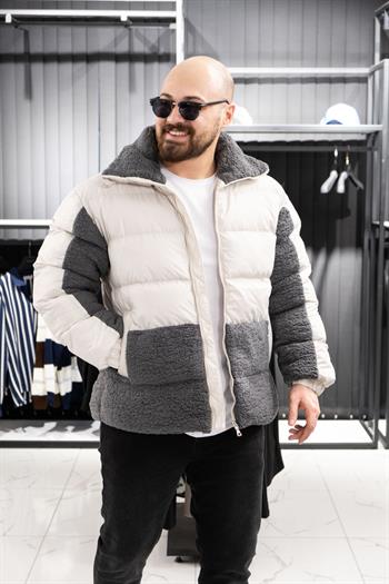 Peluş Detaylı Şişme Mont (MOG03)