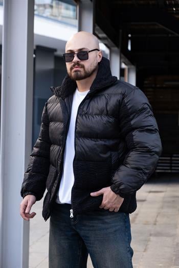 Peluş Detaylı Şişme Mont (MTS19)