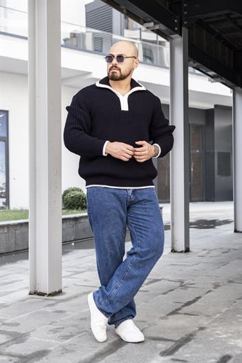 Polo Yaka Örme Kazak (SVTL23)