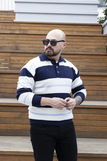 Polo Yaka Örme Kazak (SVTM24)
