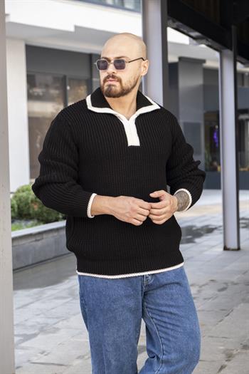 Polo Yaka Örme Kazak (SVTS23)