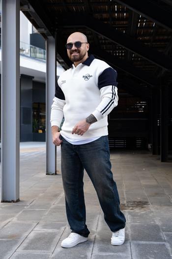 Polo Yaka Şardonlu Sweatshirt (SVTB33)