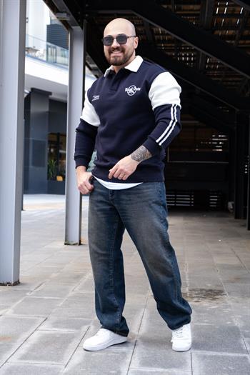 Polo Yaka Şardonlu Sweatshirt (SVTL33)