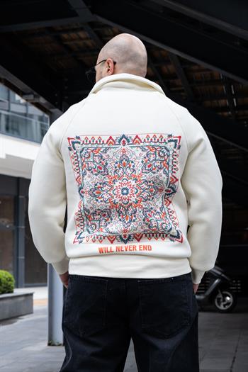 Polo Yaka Sırt Detaylı Sweatshirt (SVTKR35)