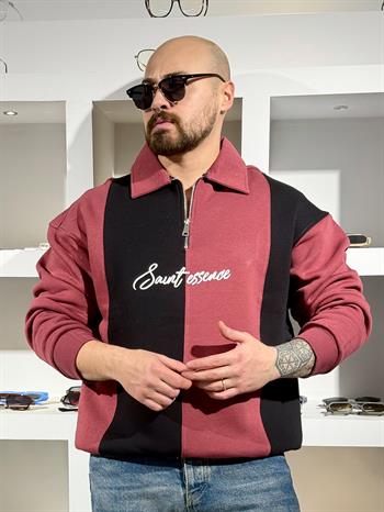 Polo Yaka Üç iplik Şardonlu Sweatshirt (SVTBO84)