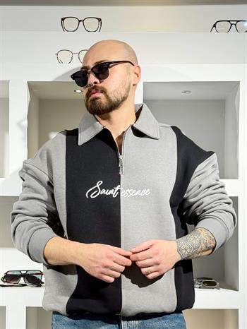 Polo Yaka Üç iplik Şardonlu Sweatshirt (SVTG84)