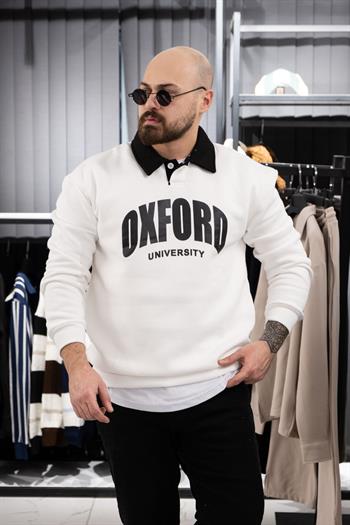 Polo Yaka Üç İplik Sweatshirt (K-SWTB5)
