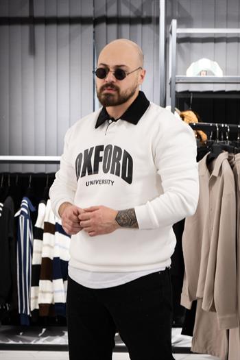 Polo Yaka Üç İplik Sweatshirt (K-SWTB5)