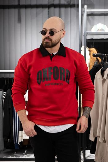 Polo Yaka Üç İplik Sweatshirt (K-SWTKI5)