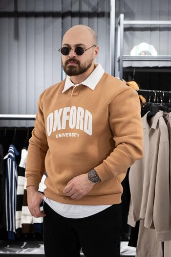 Polo Yaka Üç İplik Sweatshirt (K-SWTKR5)