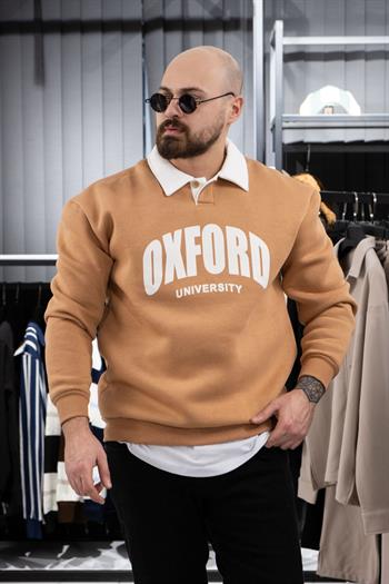 Polo Yaka Üç İplik Sweatshirt (K-SWTKR5)