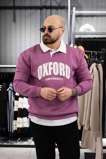 Polo Yaka Üç İplik Sweatshirt (K-SWTP5)