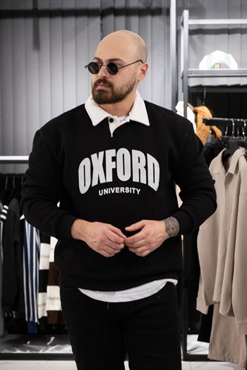 Polo Yaka Üç İplik Sweatshirt (K-SWTS5)