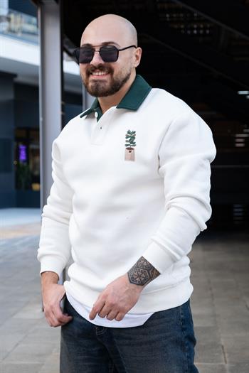 Polo Yaka Üç İplik Sweatshirt (SVTB28)