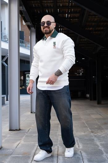 Polo Yaka Üç İplik Sweatshirt (SVTB28)