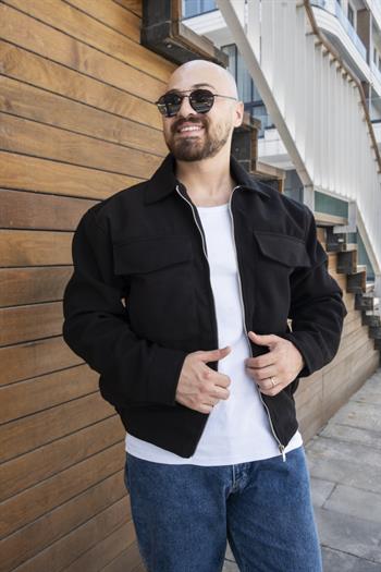 Rahat Kalıp %100 Kaşe Ceket (MEVS21)