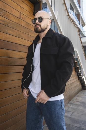 Rahat Kalıp %100 Kaşe Ceket (MEVS21)