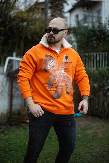 Rahat Kalıp Baskılı Sweatshirt (KS06)